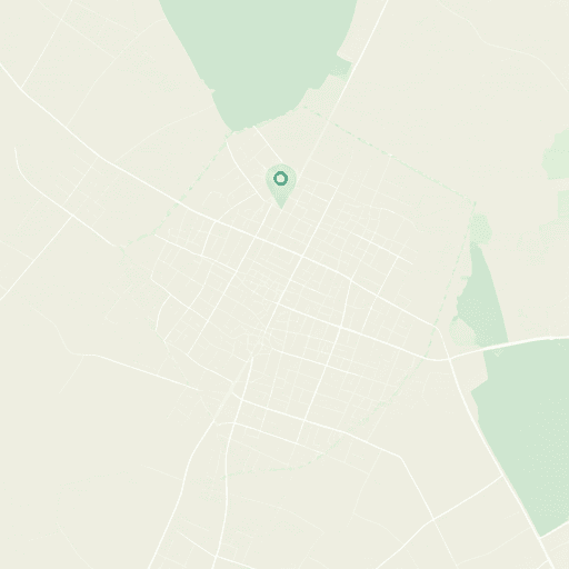 Geofence polygon drawn on a city map